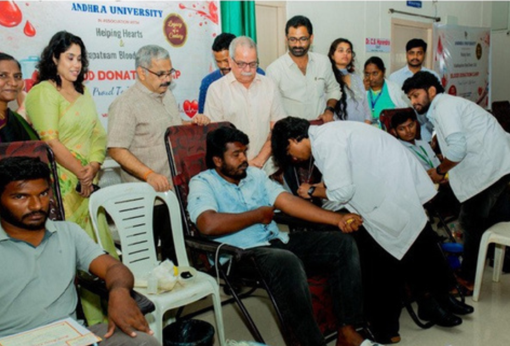 Community blood donation camp photo 1